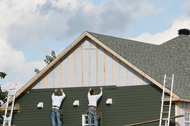 Professional Siding Contractor technician working in New Freeport, PA